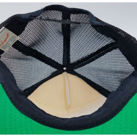 Alabama Vintage Seagull Brand Mesh Back Rope Style Snapback Trucker Hat Cap - Picture 10 of 12